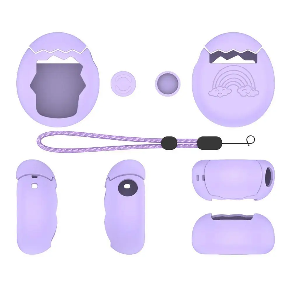 For Tamagotchi Paradise Silicone Protective Case TPU Anti Fall Electronic Pet Equipment Protective Shell With Anti-lost Strap
