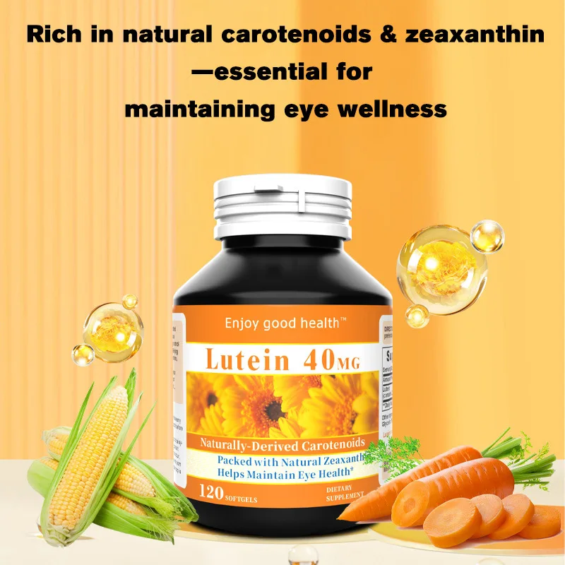 

Lutein 40MG Natural-Derived Carotenoids- Eye Vitamins Eye Health Supplement 120 capsules