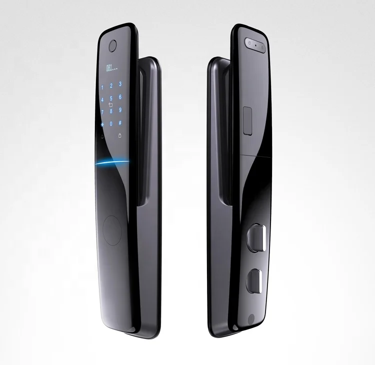 

Smart Biometric Fingerprint Door Lock for Home Electronic Security Visual Cat's Eye Supports Cloud Memory Card Data Storage