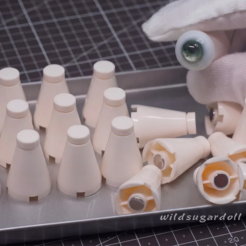 Magnetic BJD Eye Cups Doll Eye Base Holder for DIY Resin Eye Chips Making,  BJD Doll Accessories