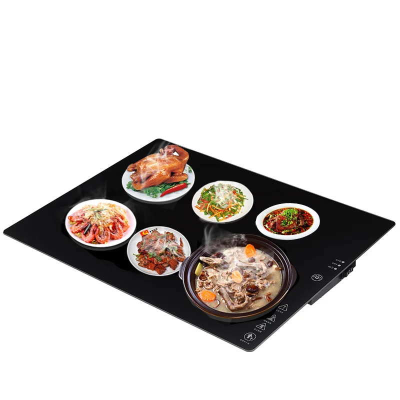 Food insulation board domestic The hot cutting board keeps warm dining-table Warm food treasure cutting board heater