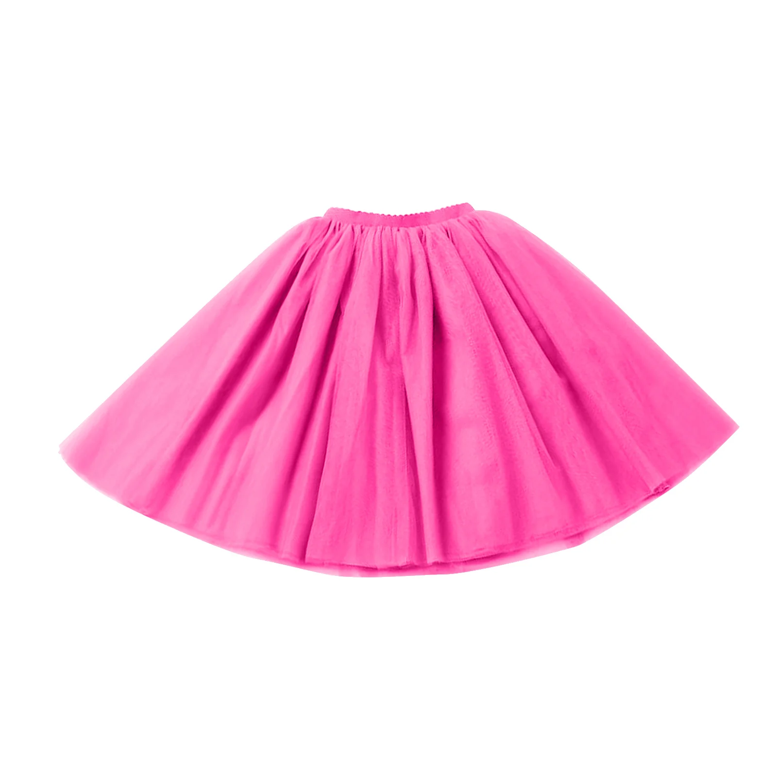 Jupon Bouffant en Tulle pour Femme, Vêtement de brev, Couleur Arc-en-ciel, Mini Jupe Tutu, Robe de Bal, Lolita, artificiel astique, Multicolore, Été