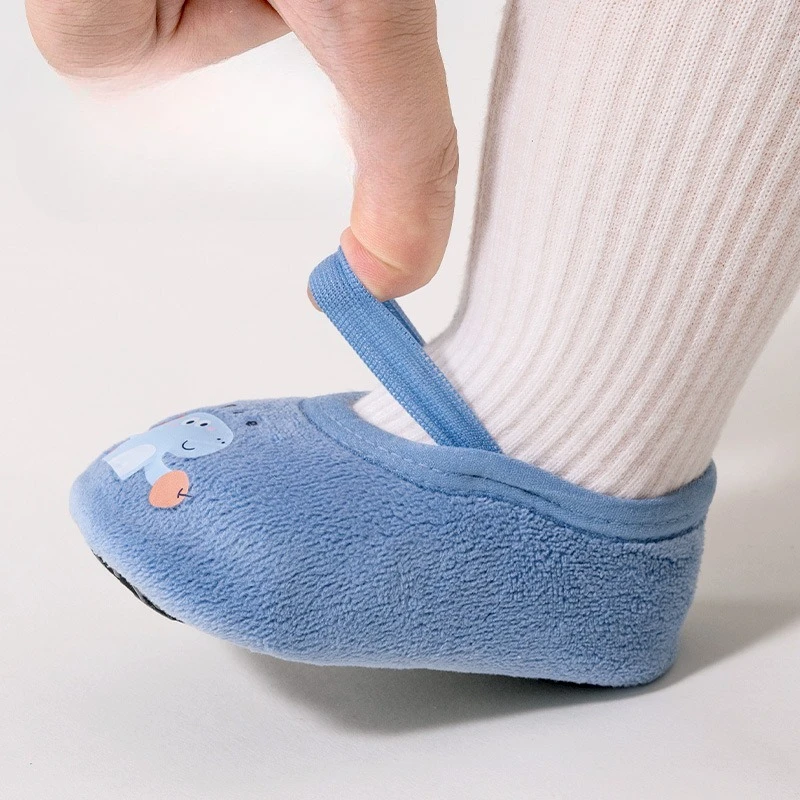 Anti-slip Baby Socks Newborn Winter Warm Floor Socks with Rubber Sole for Girls Boys Toddler Foot Infant Kids Floor Slippers New