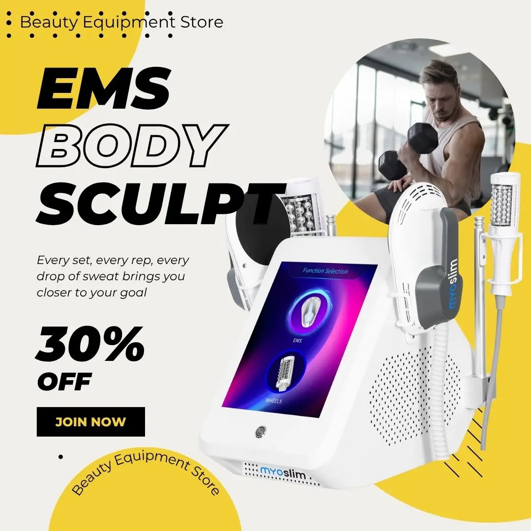 

EMS Roller Massage Body Sculpt Machine Fat Burner Body Care Massage Devices Muscle Stimulation Electromagnetic Device SPA