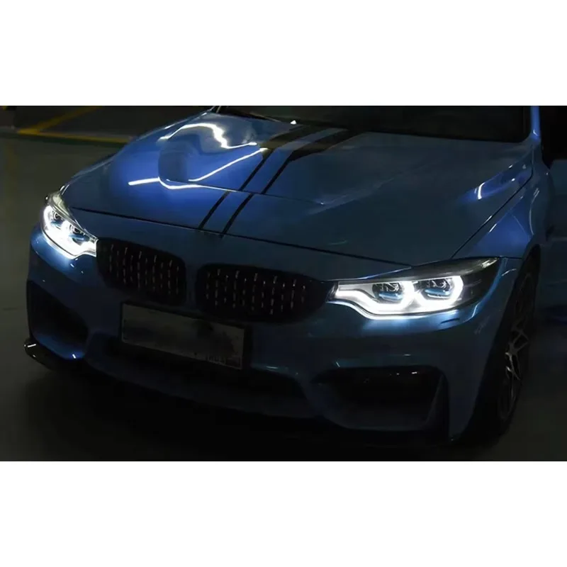 SXLL F32 F33 F36 F82 F83 M4 2013-2019 GTS مجموعة عالية منخفضة المصابيح الأمامية السيارات كامل صمام ثنائي باعث للضوء مجموعة مصابيح أمامية الضباب لي