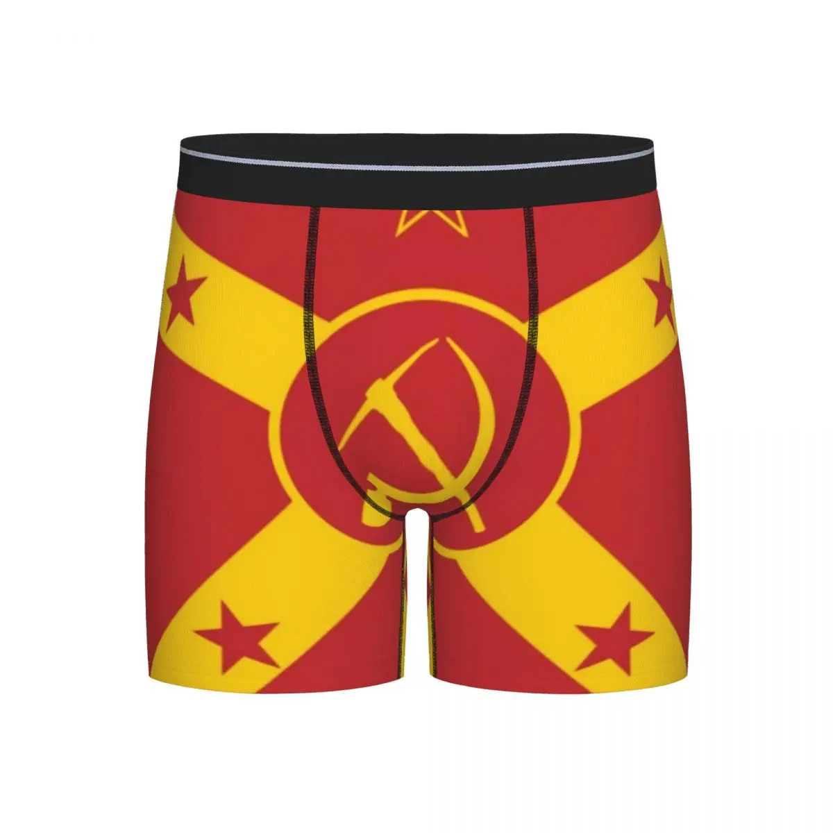 

Long Boxer Underpants Shorts Vladimir Ilyich Lenin Marxism CCCP Communism Socialism Panties Men Ventilate Underwear for Homme