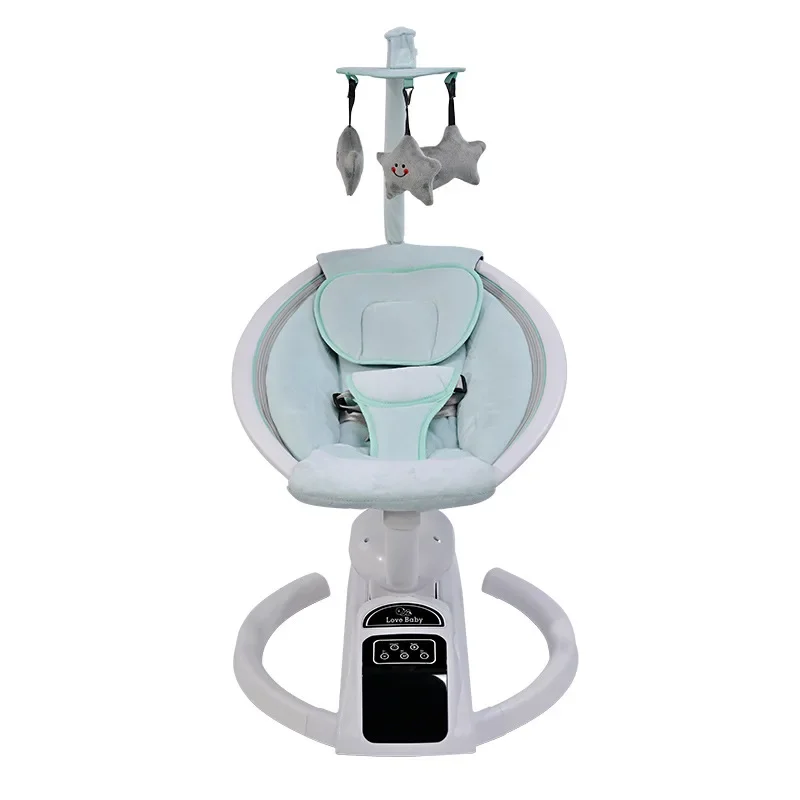 Newborn Electric Rocking Chair  Children's Comfort Chair Baby Sleeping Recliner Multifunctional Rocking Bed Baby Rest Chair view 5
