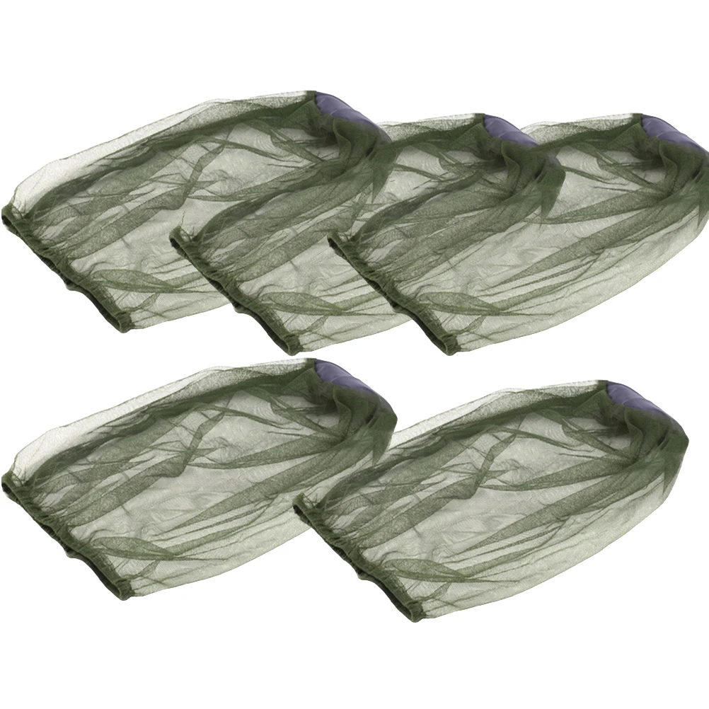 

8pcs Insect Hat Fisherman Mesh Hats Camping Head Net Boonie Beekeeping Mask Lightweight Mosquito Protection Outdoor Fishing
