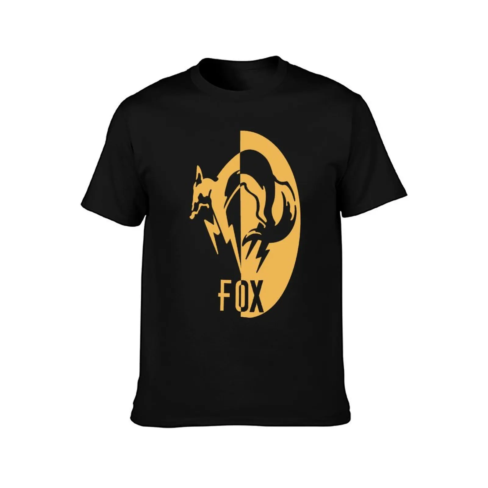 FoxHound logo T-Shirt Simple Line Art Print Tee T-Shirt