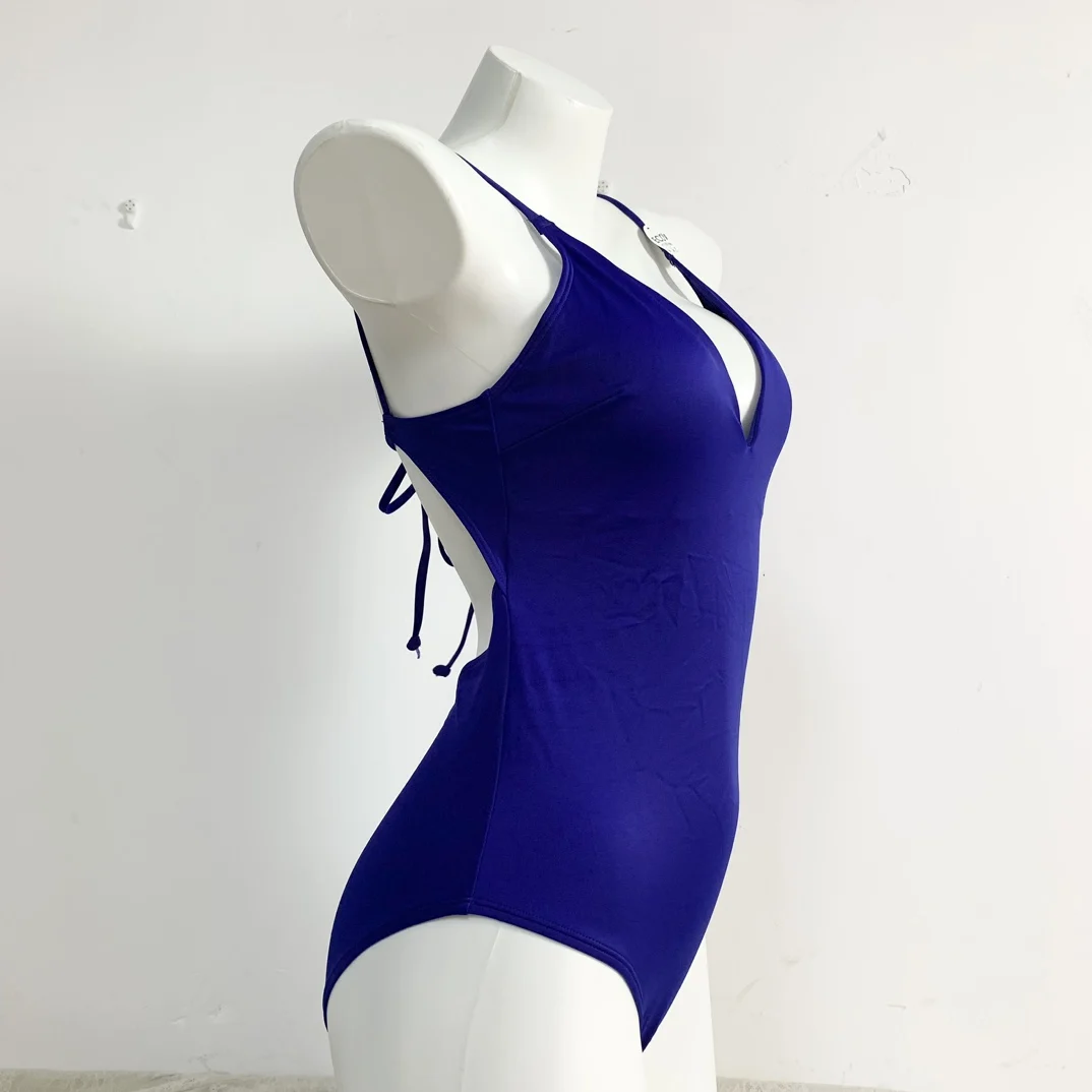 

Синий купальник Bal, базовый сексуальный белый купальник со съемными бретелями, нейлоновая ткань No Sve V Ne Leisure Sw...