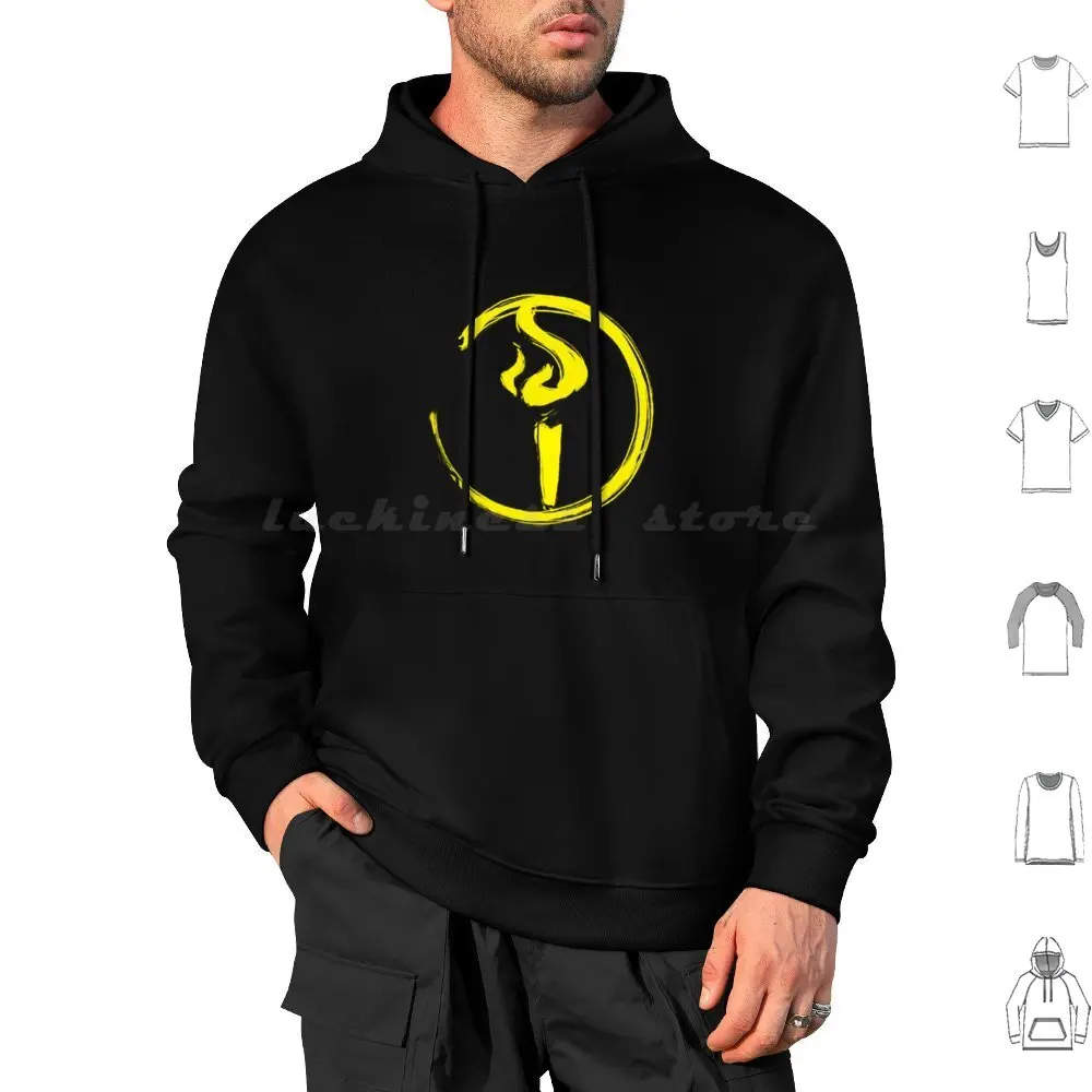 Light Bearer Symbol Hoodies Long Sleeve Alan Wake Remedy Horror Game Control Alan Wake Gaming Jesse Faden Video Game