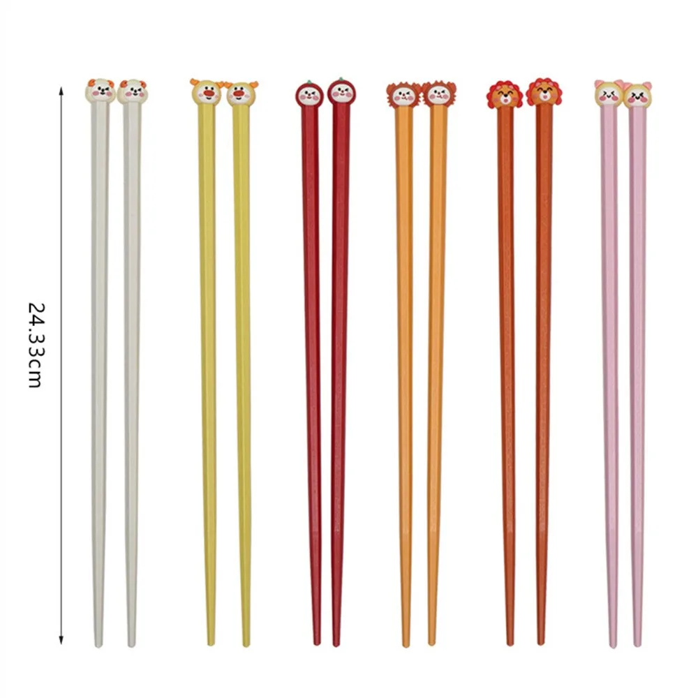 Chopsticks Unique Design Household Chopsticks Solid Color Kitchen Utensils Metal Chopsticks Durable Alloy Chopsticks