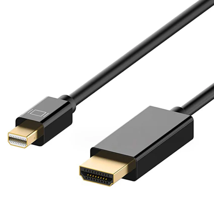 5M 3M 1M Mini DisplayPort 1.2 pioruna do kabel Adapter HDMI DP dla TV, pudełko PC Laptop 4K 2K 1080P 3D Audio wideo przewód HDTV