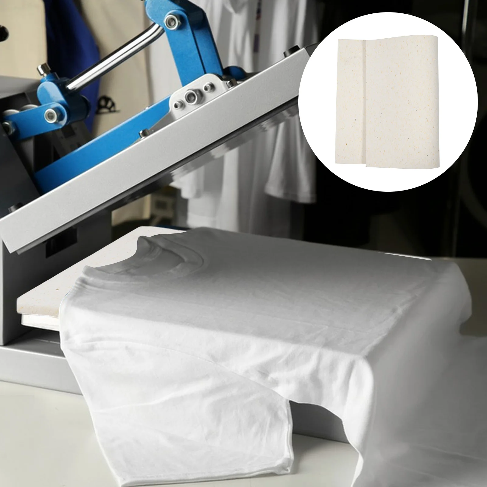 

High-Temperature Resistant Heat Press Sponge Mat 3Mm Thick Professional Insulation Pad Ironing Cushioning Garment Protection