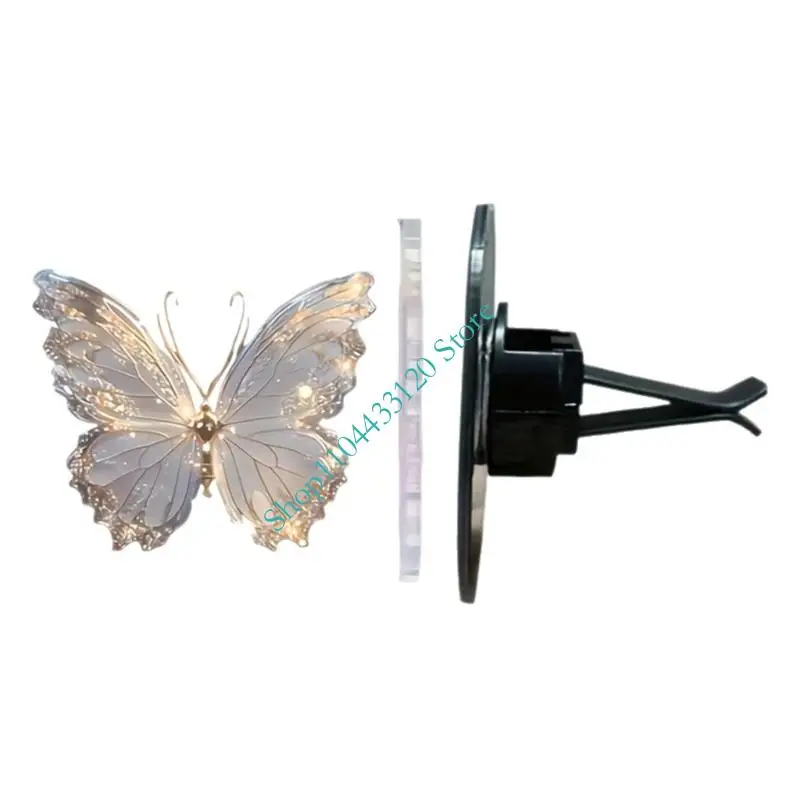 Universal Auto Air Vent Butterfly Clip Car Air Vent Mount Slot Suitable for Scent Diffuser In Refreshing Ocean Scent