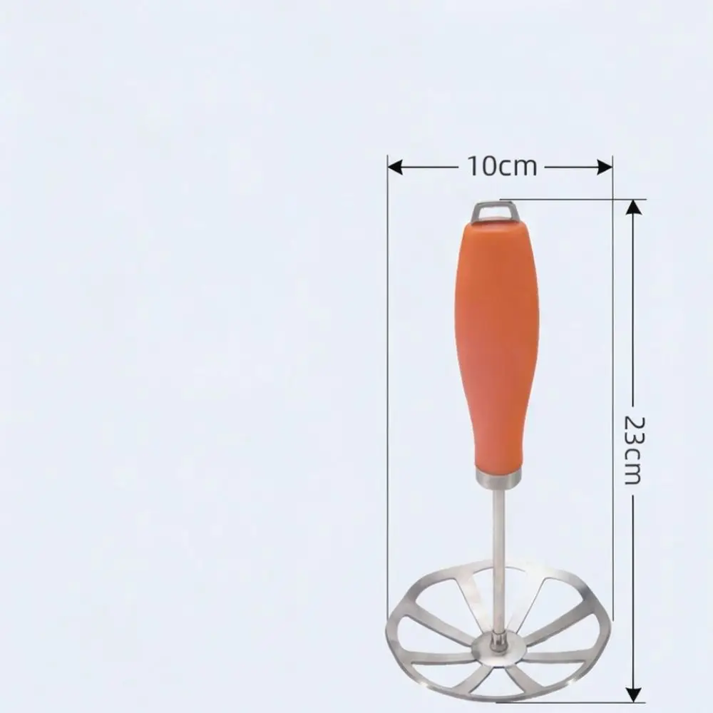 Ergonomic Manual Potato Masher Stainless Steel Food Press Practical Kitchen Accessory For Cooking And Feeding