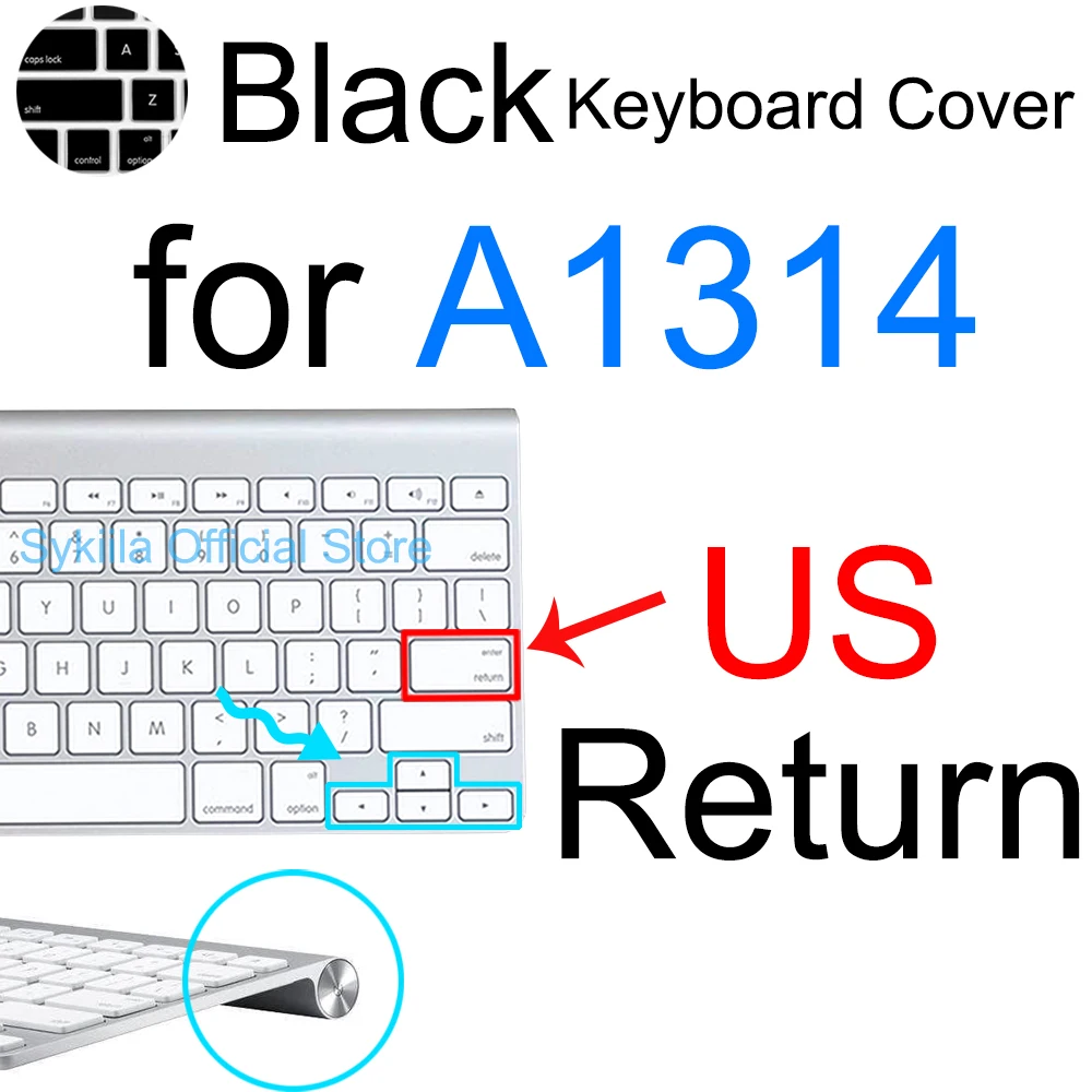 キーボードカバー iMac ワイヤレス Bluetooth マジック Apple A1644