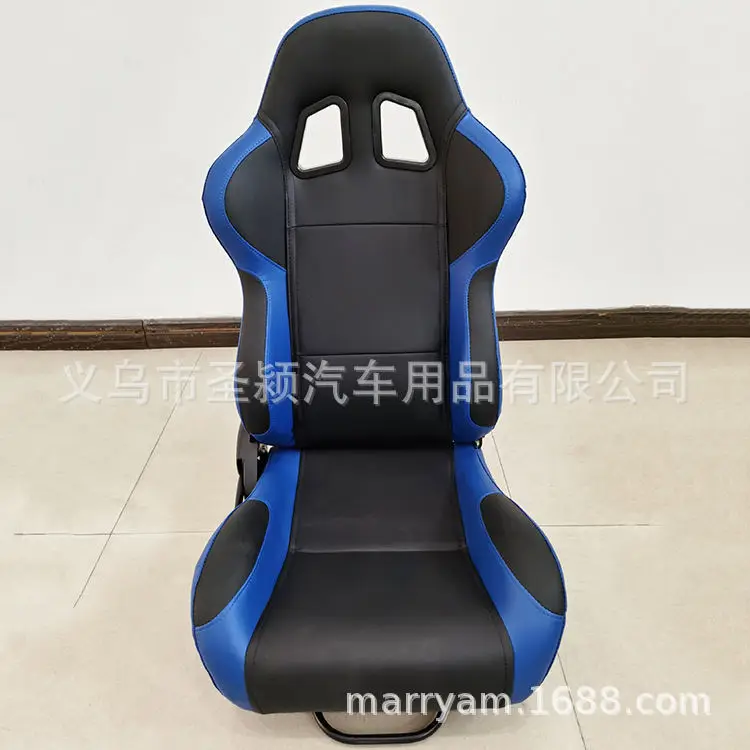 YFY General Motors Parts Black and Blue Auto Sports Seats Racing with Dual Track Seats Custom
