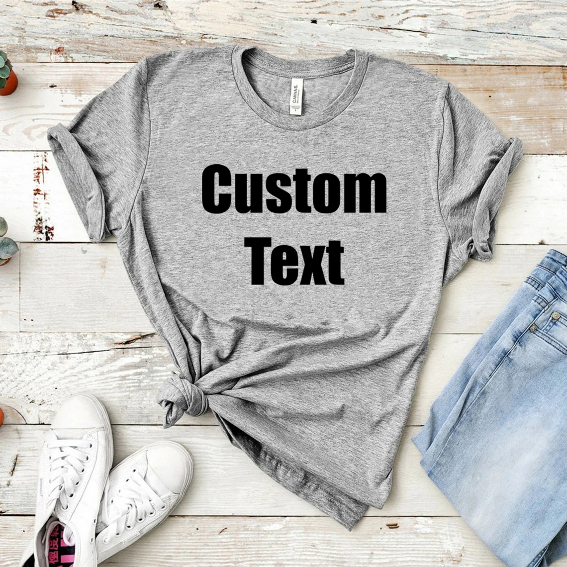 Camisetas personalizadas con texto y logotipo, camiseta Unisex con estampado de tu diseño, foto personalizada, regalo