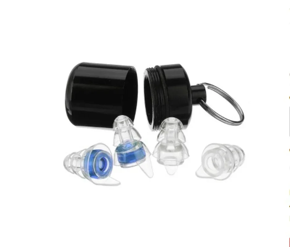 1 Pair of Noise Cancelling Hearing Protection Earplugs for Concerts Sleeping Bar DJ Reusable Silicone Ear Plugs