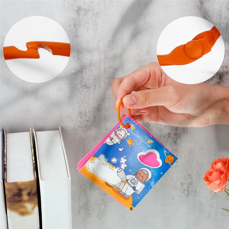 50 STKS Metallic Losbladige Bindmiddel Ringen 1 1/5 Inch Kleurrijke Boek Ringen, Metalen Staal Papier Ringen Sleutelhanger, 10 Kleuren