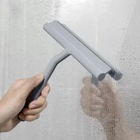 Shower Squeegee Window Glass Wiper Silicone Scraper Cleaner Brush Long Handle Bathroom Mirror Wiper Scraper Cleaning Accessories - Image 5