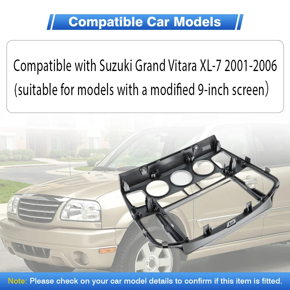Für Suzuki Grand Vitara XL-7 2001-2006 9 Zoll 2 Din Radio-Frontblende Stereo-Einbaurahmen Navigation Android Radio Armaturenbrett-Einbausatz – Detail 20