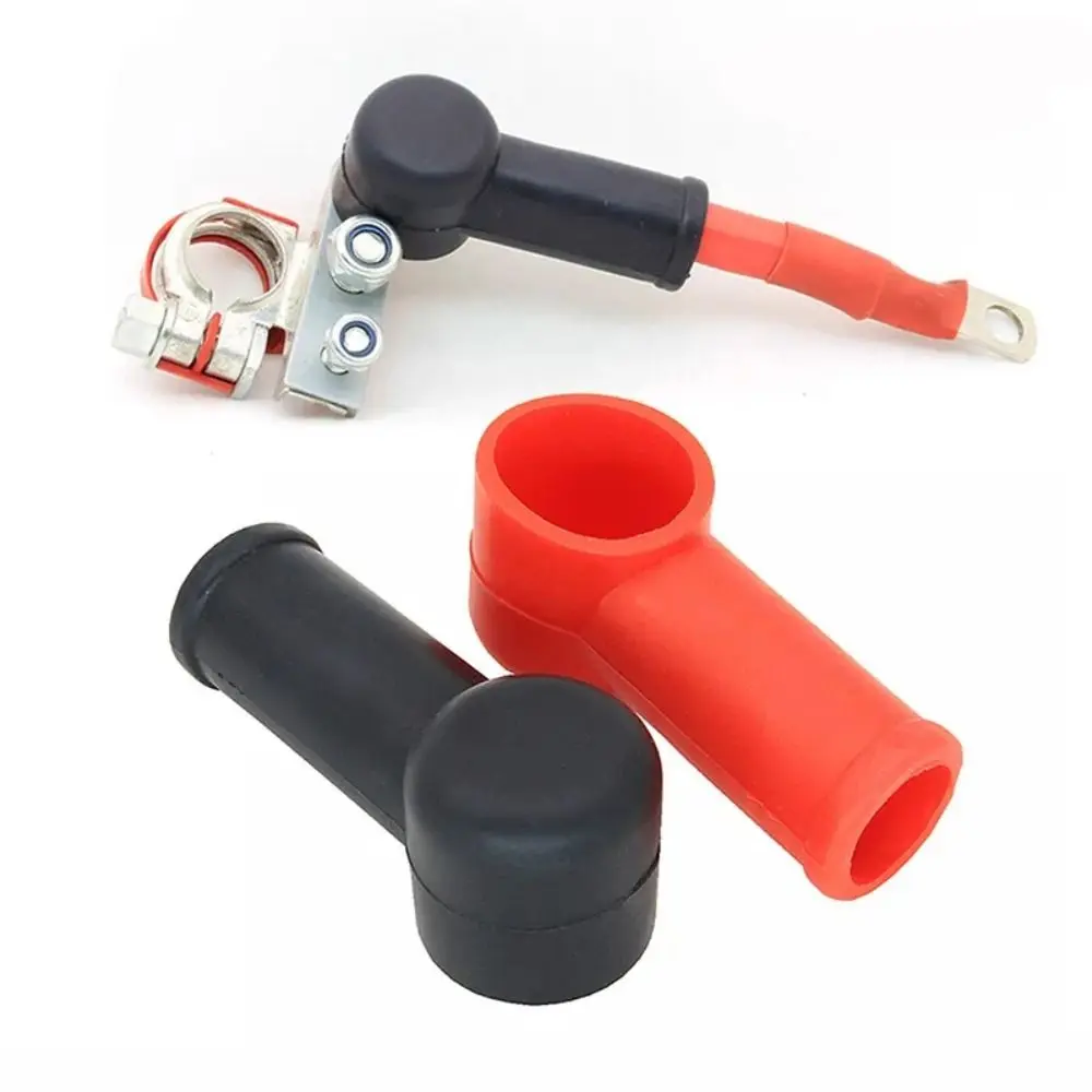 Soft Battery Terminal Insulating Cap Positive and Negative Pole Durable Clamping Column Protective Sleeve Replacement