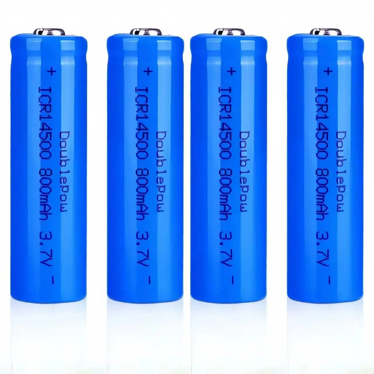 

4pcs/lot 14500 battery 800mAh 3.7V AA rechargeable lithium-ion battery suitable for speaker toy razor flashlight battery