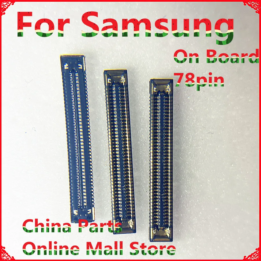 For Samsung A125 A32 A325 A326 A42 A426 A52 A02 A12 A5260 Tail socket LCD Display FPC Connector onBoard 78pin