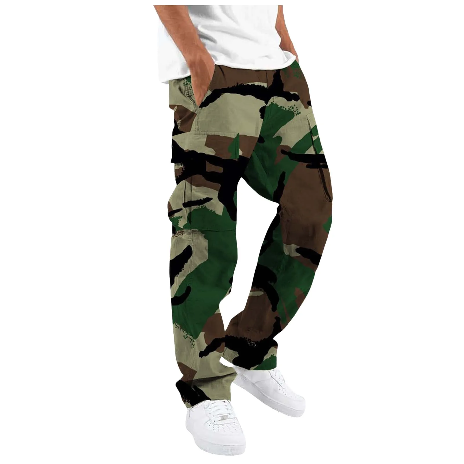 

Men Joggers Outdoor Ripstop Hunting Cargo Pants Working Clothing Lightweight Tactical Trousers Men'S Joggers Streetwear Pants