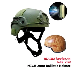 Casque balistique ISO Ignore MICH 2000 NIJ prospects IA + 7.62, protection de sécurité, fabrication Kevlar, War Core