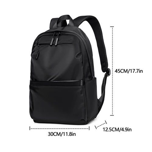 Imagen 2 del producto Mochila para hombre, mochila ultraligera impermeable de gran capacidad, mochila escolar de moda, mochila para ordenador portátil de 15,6 pulgadas