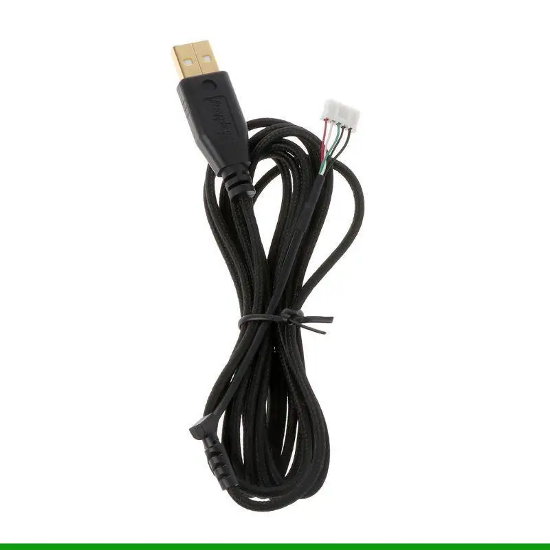 U55C USB Mouse Cables Nylon Wire Replacement DIY Mouse Cable Line for Naga 2014