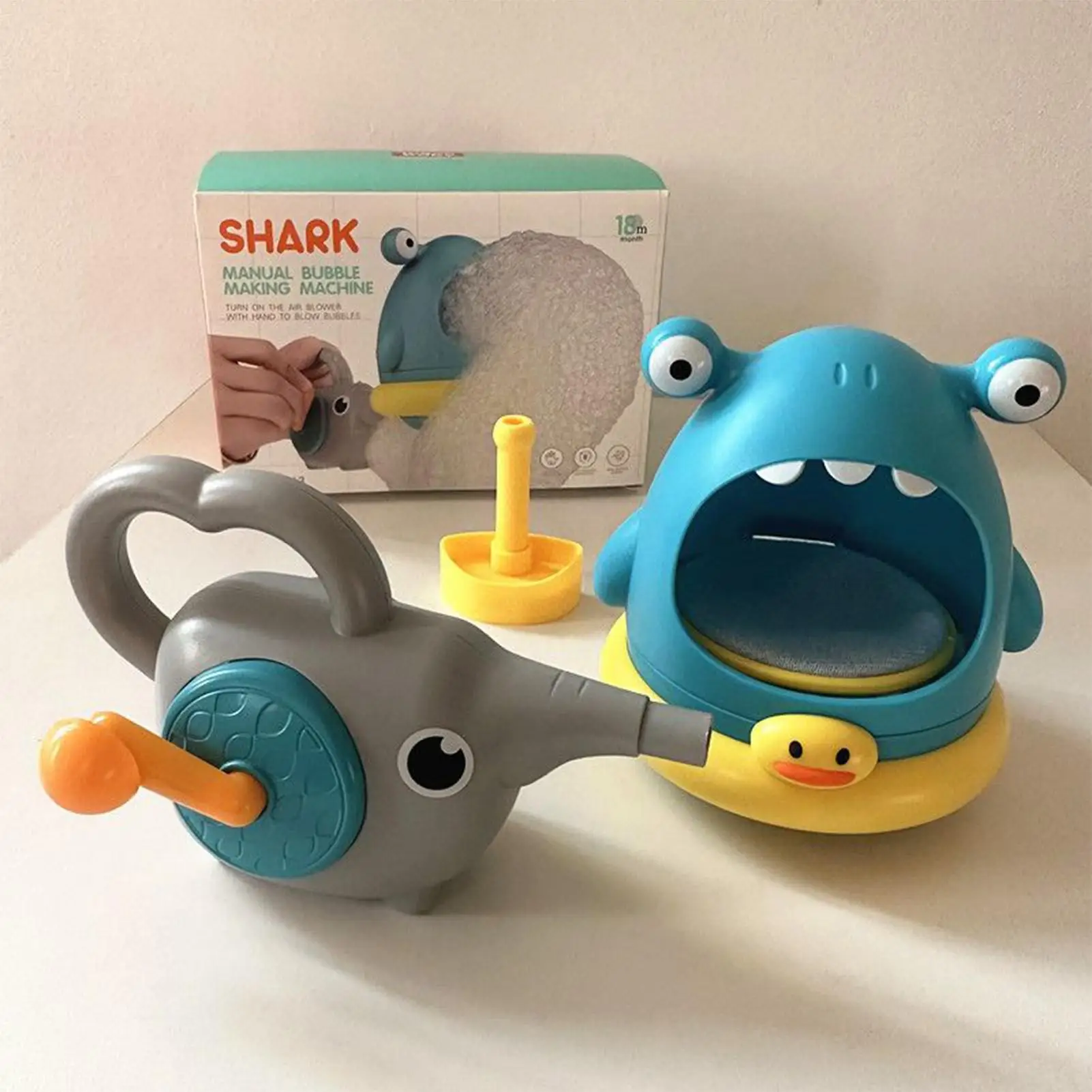 Badkuip Bubble Machine Peuter Krabhaai Model Bubble Maker Badspeelgoed Interactief voor vakantie Kinderbadkamer Verjaardag Kinderdagverblijf