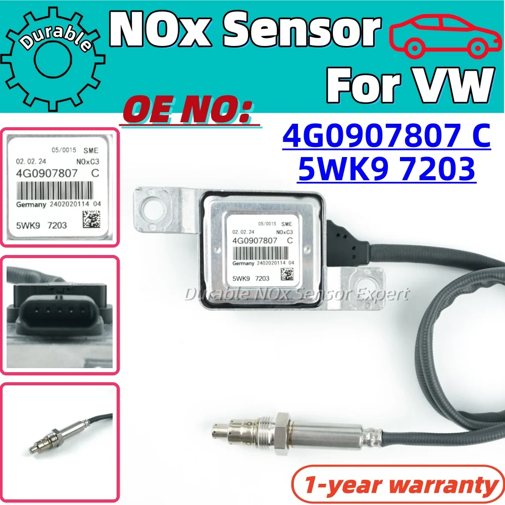 Suitable for Audi A6 A7 automotive sensor parts 4G0907807C 5WK97203 cross-border nitrogen and oxygen sensor 4G0907807 C