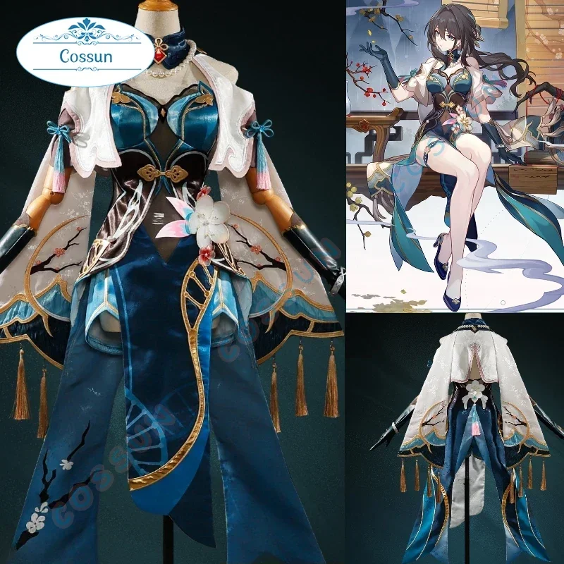 Game Honkai:Star Rail Ruan Mei Cosplay Costume Halloween outfits Women Anime Clothing Full Set