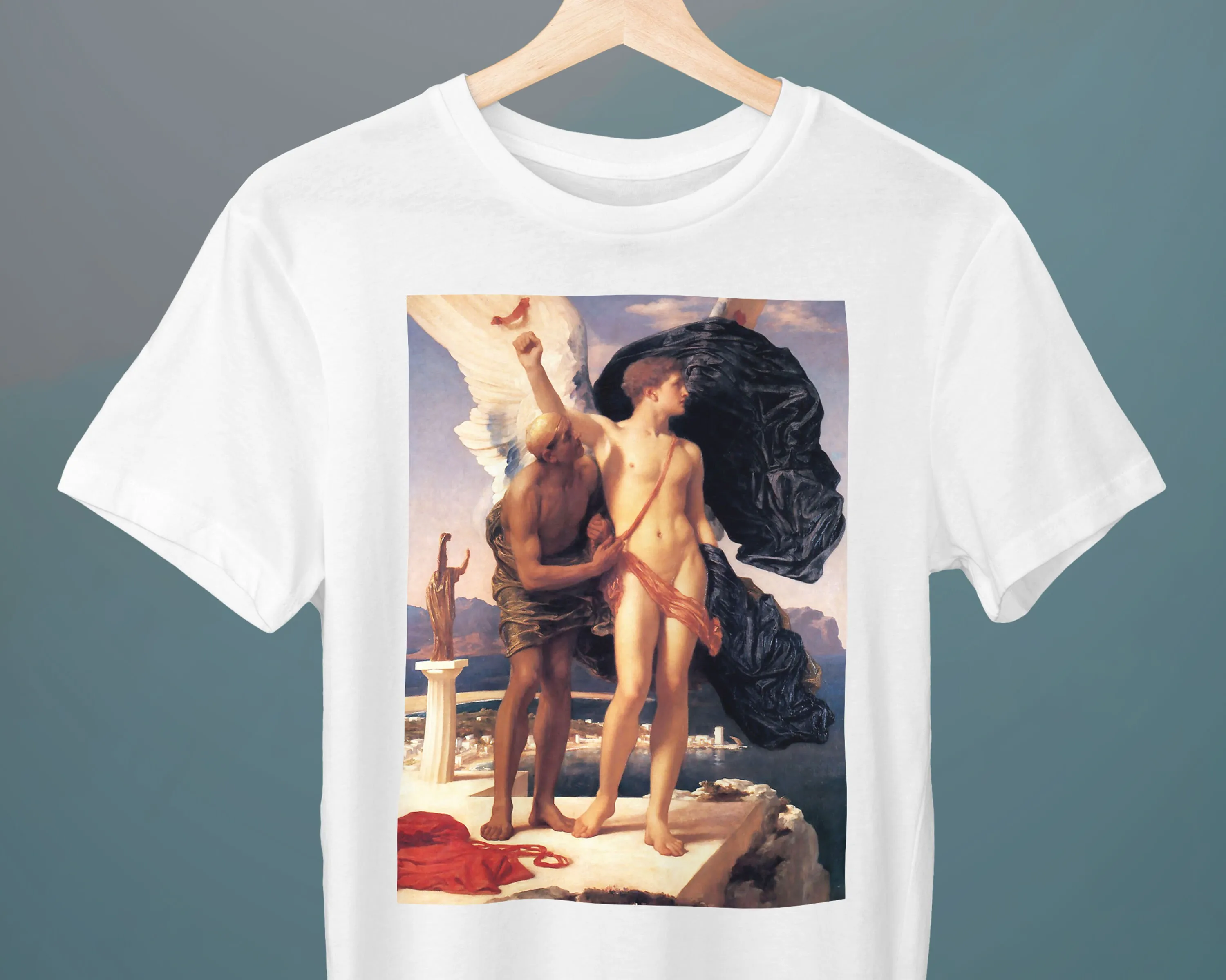 Icarus and Daedalus Frederic Leighton Unisex T-shirt Art