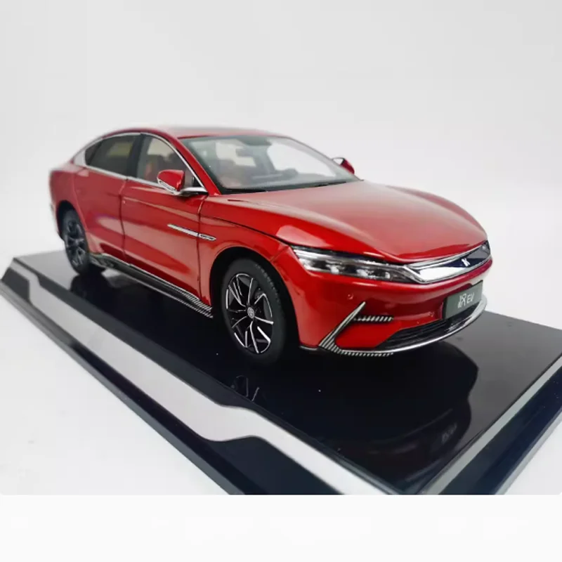 Original BYD 1:18 Scale Qin/Han/Tang/Song/Yuan New EV Alloy Car Model Ornament Souvenir Display Collection Hobby Gift