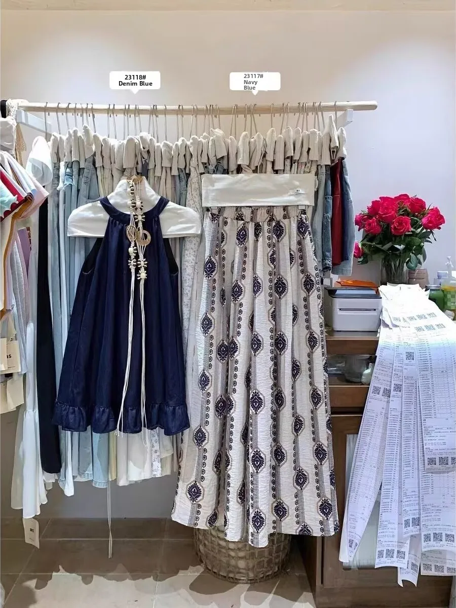 n Sle السراويل واسعة الساق عارضة عالية الخصر السراويل الطويلة الصيف Vaion تحت عنوان المرأة بوت ارتداء العلامة التجارية عالية الجودة #5