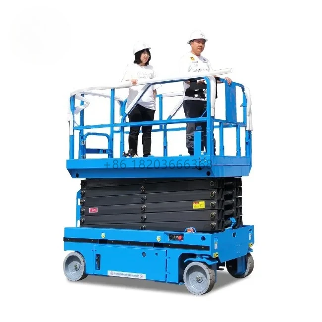

YG Customized High Quality 4M 6M 8M Hydraulic Man Lift Vertical Lifting Platform Outdoor Scissor Lift 8M