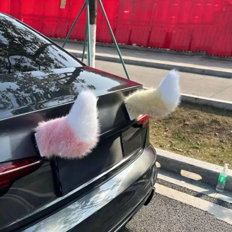 Car Electric Kawaii Tail Decoration Voice Controlled Cos Prop Fun Auto Exterior Decor for Vehicle Customization Gift Ideas