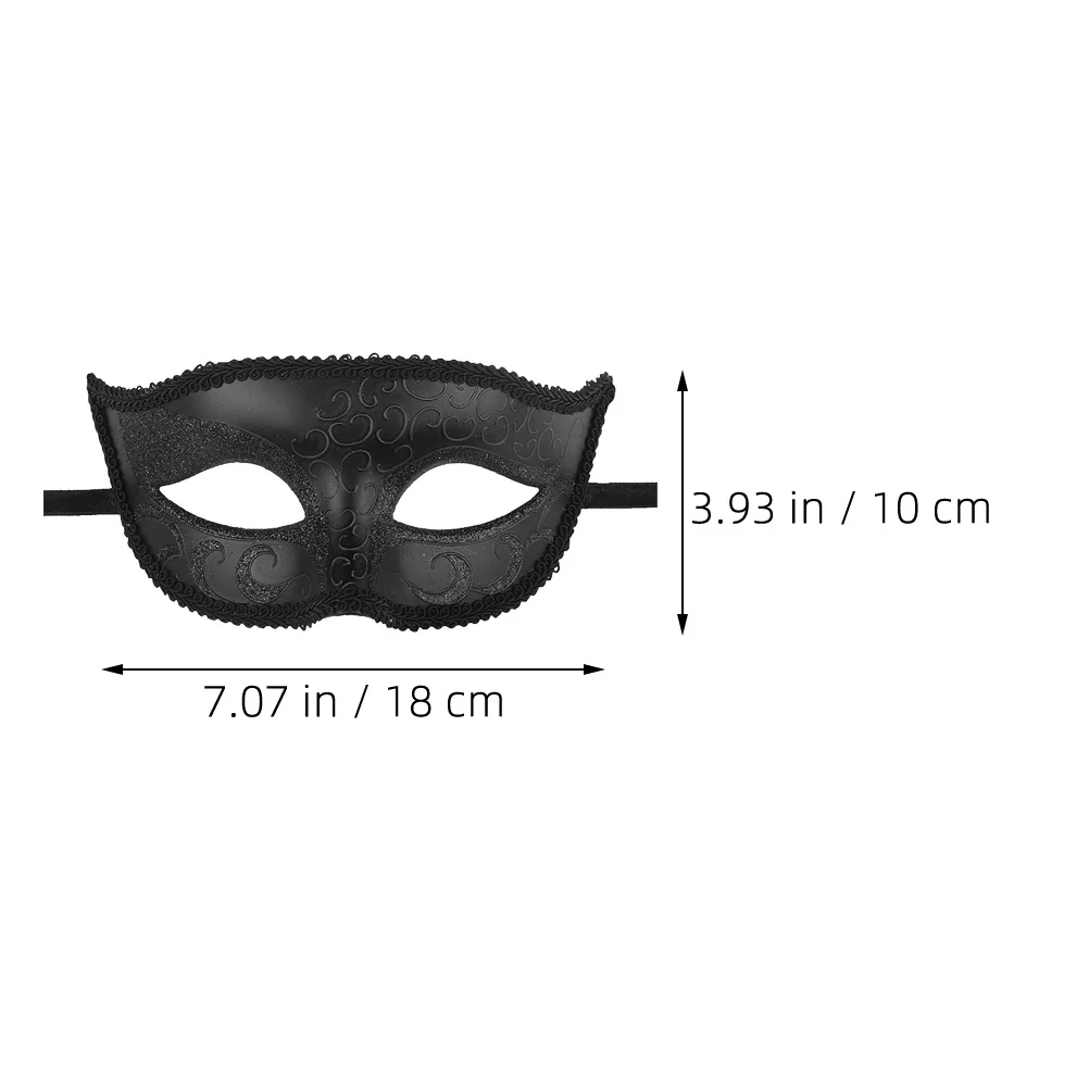 

3Pcs Sexy Mask Retro Plastic Party Mask for Adults Unisex Masquerade Ball Costume Dance Event Role Play Accessory