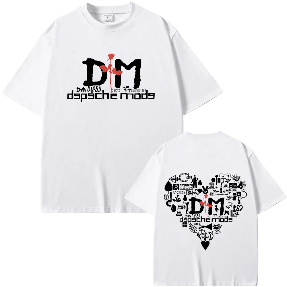 Depeches Memento Mori T Shirts Graphic Printing Pure Cotton Tees Women Men High Quality Fashion Clothing Streetwear Comfort Tops