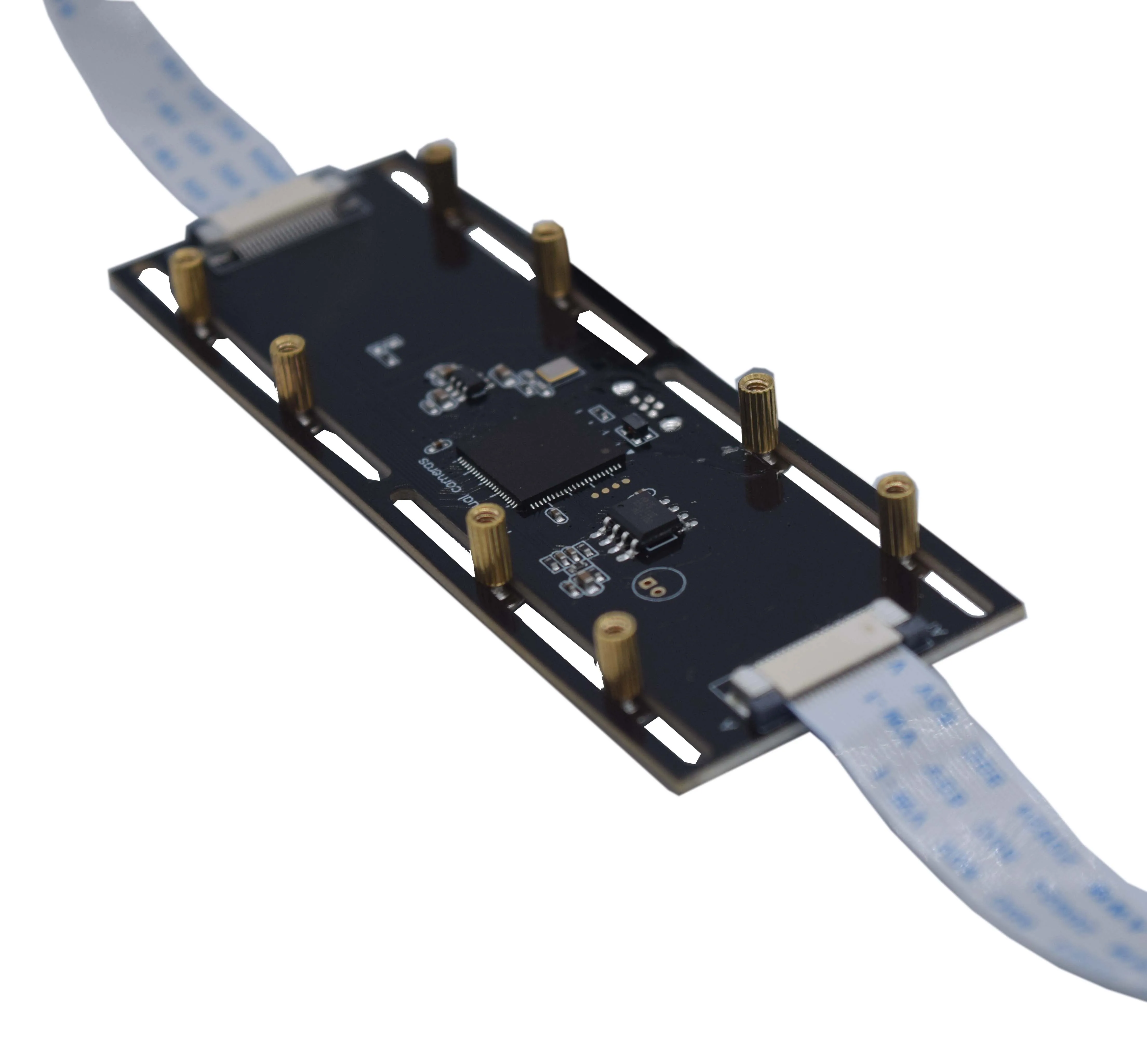 2MP 1080P Non Distortion Flexible Synchronization Stereo Webcam Dual Lens USB Camera Module for 3D VR Face Recognition