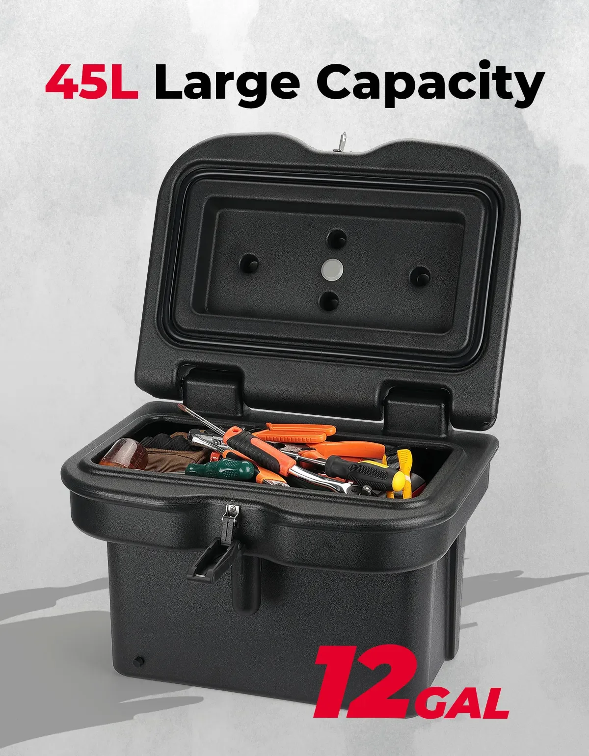 UTV 21L Storage Box with Anti-theft Lock Compatible with Polaris General 1000 / Ranger 1000 XP 900 800 700 570 500 2013-2024