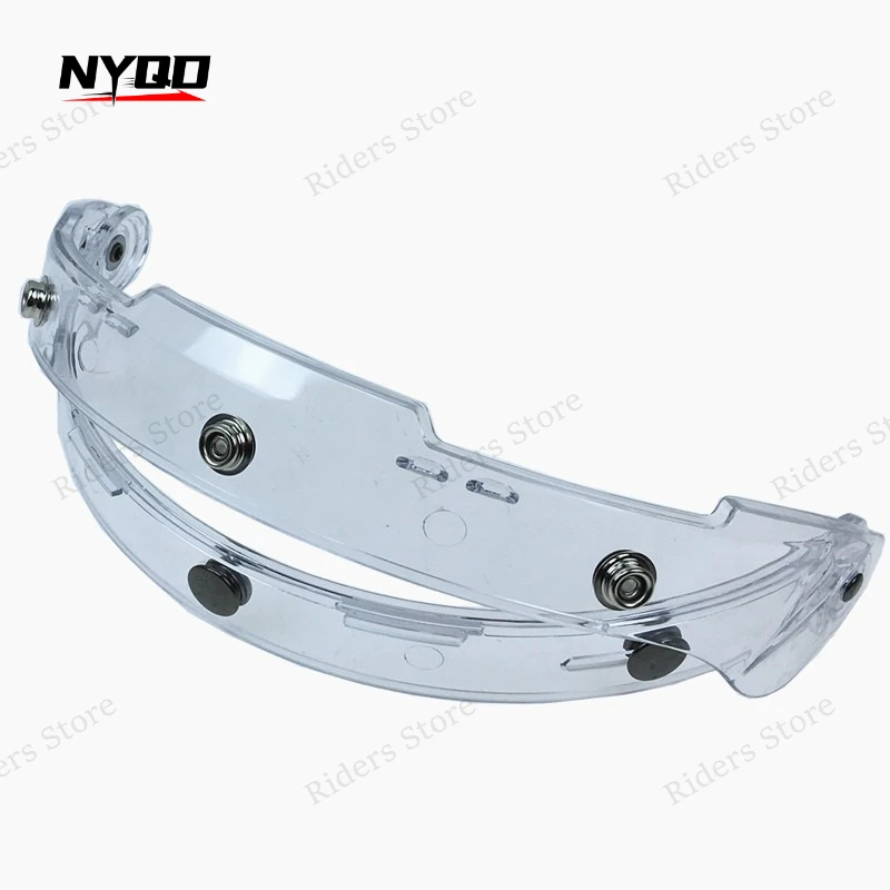 Retro Helmet Visor Bracket 3 Button Type For 3/4 Vintage Helmet Bubble Lens Windshield Mount Support Accessory