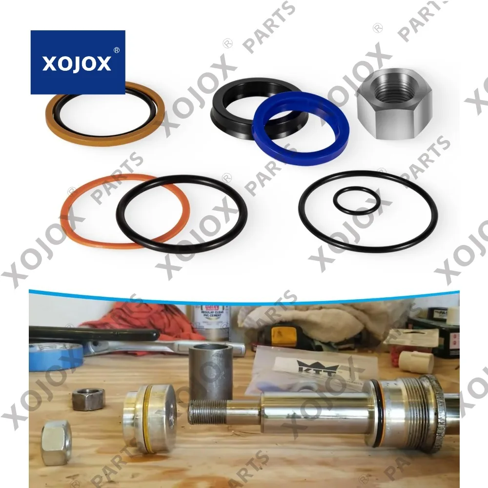 

XOJOX 6803329 Комплект уплотнений гидравлического цилиндра подъема с бортовым поворотом, подходит для Bobcat 444 500 610 642 643 742 743 753 и другие заменяют 713