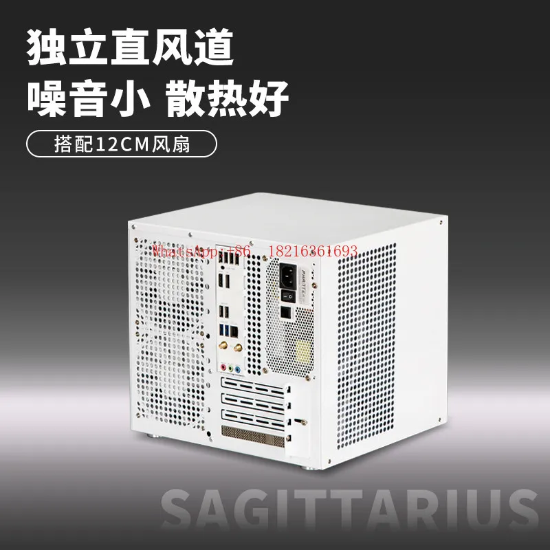 8-Disk Chassis ATX Power Supply MATX Main Board Full Height PCIe Home Storage