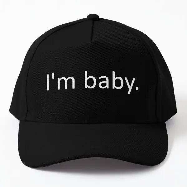 

I Am Baby Baseball Cap Hat Czapka Sport Casual Bonnet Printed Mens Summer Women Spring Outdoor Black Snapback Sun Hip Hop